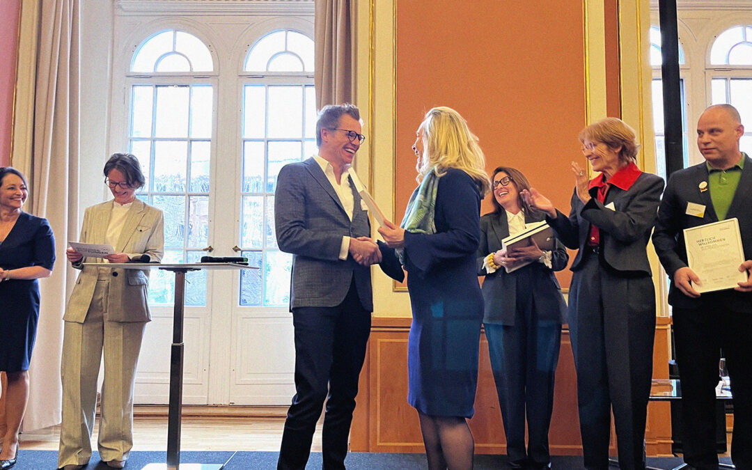 Die Stiftung Zahl und Logos bei der Berliner Stiftungswoche im Roten Rathaus vorgestellt